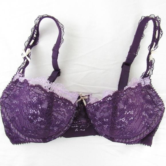 Kensie Other - Lace Purple Push Up Underwire Bra